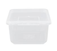 TOVINANNA Mini Reptile Feeder Box for Spiders and Hermit Crabs, Lightweight Pp Material with Flip-top Design, Convenient Feeding Container Suitable for Pet Habitat and Escape