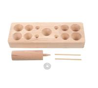 TOVINANNA Moxibustion Mold for Household Wooden Moxa Cone Maker Tool DIY Moxa Cone Making Tool for Traditional Chinese Therapy Fits Diameter