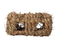 TOVINANNA Multi-purpose Hamster Nest and Bite Plastic Small Rest Nest for Playing and Sleeping, Brown Bed Suitable for Travel