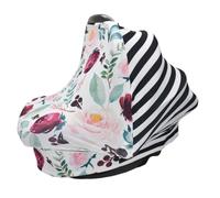 TOVINANNA Multifunction Stroller Cover Made of Women Lactation Cover Breathable Polyester and Spandex, Easy to Carry Nursing Canopy for Breastfeeding in Public and Travelling the Car