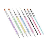TOVINANNA Nail Art Pen Dual Head Design for Dotting and Painting for Professional and Household Nail Art Portable Easy to Use for Creating and Intricate Designs
