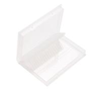 TOVINANNA Nail Drill Bit Holder Organizer 20-hole Portable Storage Box with Lid Dustproof Case for Manicurists Nail Salon Tool Storage