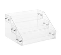 TOVINANNA Nail Polish Display Stand Acrylic Shelf Manicure Storage Rack Organizer for Nail Salon Home Use