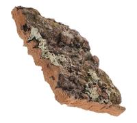 TOVINANNA Natural Bark Decor for Reptile Terrarium and Aquarium Background Sturdy Cork Bark with Natural Climbing Surface for Reptile Tank and Green Plant Habitat