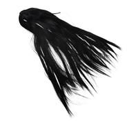 TOVINANNA Natural Long Straight Synthetic Ponytail Extension Black Claw Clip Hairpiece for Women Soft Tangling-resistant Fake Ponytails Wig for Cosplay Stage Daily Styling