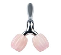 TOVINANNA Natural Massager Single Head Roller Whole Body Roller Face Massaging Tool Jade Rose Quartz Massager