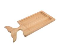 TOVINANNA Natural Pine Wood Fish-shaped Serving Tray Polished Farmhouse Style Charcuterie Board for Meat Cheese Fruits and Vegetables with Easy-clean Surface and Sustainable Material