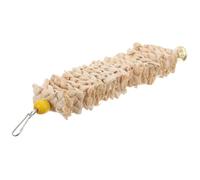 TOVINANNA Natural Random Color for Birdcage Hanging Parrot Chew Corn Husk Safe and Sturdy That Keeps Parrots Busy with Khaki Design Pet Bird Bite