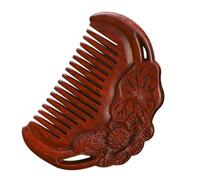 TOVINANNA Natural Rosewood Wide Tooth Hair Detangler Comb for Scalp Care and Massage Smooth Polished Anti-static Wooden Comb for Curly and Straight Hair Portable Household and Travel Use