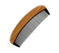 TOVINANNA Natural Sandalwood Ox Horn Hair Comb for Women Portable Detangling Comb with Fine Teeth Relaxing Massage for All Hair Types for Family and Friends