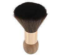 TOVINANNA Neck Duster for Haircutting with Wood Handle Large Soft Bristles Compact Portable Design Suitable for Professional Barber Shops and Daily Styling