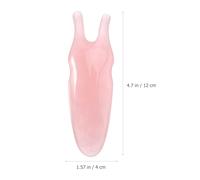 TOVINANNA Nose Massager Two-Pronged Meridian Circulation Enhancer for Face and Body with Comfortable Grip 4.7 Inch Natural Resin Tool for Blood Flow