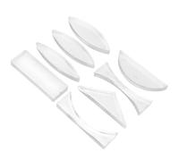 TOVINANNA Optical Lens Physics Experiment Set Kit 8pcs Acrylic Convex and Concave Lenses for Science Education Physics Optics Experiment Teaching Supplies