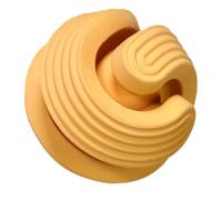 TOVINANNA Orange Rubber Sniff Training Ball for Dogs and Pets, Interactive Pet Food Leakage Designed to Reduce Destructive Behaviour and Provide Enrichment during Playtime