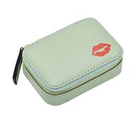 TOVINANNA Outdoor Travel Makeup Bag Mirror Portable Lipstick Holder Pouch Compact Cosmetic Organizer for Easy Access and Stylish Storage Design for Women and Girls