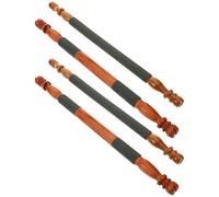 TOVINANNA Parrot Cage Perches 4Pcs Grinding Stones for Small Birds Rough Surface Beak Claw Care Sticks Budgies Cockatiels Conures Thrushes Ergonomic Fit for Birdcages