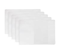 TOVINANNA Passport Cover Large and Small Pockets 5 Pcs PVC Thickened Travel Document Folder Sleeve Protector for Travel Accessories