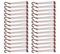 TOVINANNA Plant Hanger Hooks, 50Pcs Plastic Hanging Basket Hooks for Indoor and Outdoor Use on Shelves, Bedrooms, and Balconies