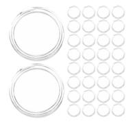 TOVINANNA Plastic Coin Holders 100Pcs 25Mm Acrylic Capsules with Portable Round Storage Boxes for Coin Collecting and Display Protection