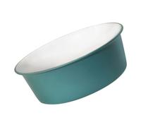 TOVINANNA Plastic Wash Basin Large Dual-Color Green and White Bathroom Face Cleaning Basin Thickened Foot Wash Tub for Home and Personal Care