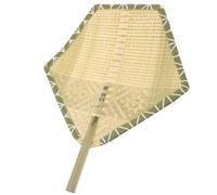 TOVINANNA Portable Bamboo Woven Fan Handheld Summer Cooling Fan for Beach Parties and Home Ornament Traditional Craftsmanship Gift for Family and Friends