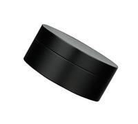 TOVINANNA Portable Black Aluminium Alloy Pill Organizer Case with Moisture-Proof and Sturdy Design, Suitable for Travel and Medicine Storage, Can be Placed in Backpack or Suitcase