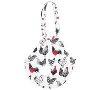 TOVINANNA Portable Chicken Carrier Bag with Handle, Puncture Resistant Canvas Chicken Holder Pouch for Rooster Transport, for Amateur and Professional Poultry Handling