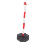 TOVINANNA Portable Traffic Cone Delineator Post with Wheels for Garage Safety High Elasticity PE Warning Column Lightweight Parking Barrier for Temporary Traffic Management