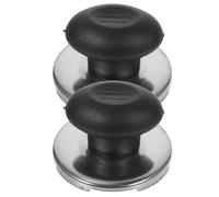 TOVINANNA Pot Lid Knobs Black and Teapot for Replacement 2pcs, Pp Material with Loud Whistle Function, Anti-Scald Pan Lid Handles Water Kettle for Home Kitchen Use