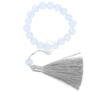 TOVINANNA Prayer Beaded Bracelet with Tassels for Worship and Meditation, Glass Bead String Bracelet with Good Visual Effect, Chic and Delicate Design for Paying Respect to Buddha