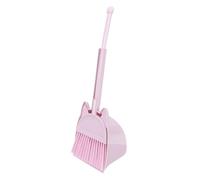 TOVINANNA Pretend Housekeeping Cleaning for Small Pink Broom and Dustpan Kit Safe Sweeping Tools for Indoor Outdoor Play and Educational Role Play