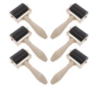 TOVINANNA Printmaking Brayer Rollers 6Pcs Rubber Ink Applicators for ’S Art Projects and Scrapbooking Plastic Grip