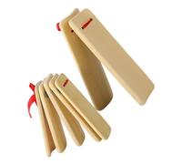 TOVINANNA Professional Bamboo Kuaiban Clappers 2pcs Set Traditional Chinese Allegro Instruments for and Adults Natural Color Educational Percussion for Public Speaking Training
