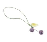 TOVINANNA Purple Glaze Camera Charm Strap Keychain Delicate Pendant Lightweight and Easy to Carry Stylish Phone Charm for Mobile Phones and Music Players