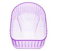 TOVINANNA Purple Plastic Nail Bowl for Soaking and Nail Cleaning, Easy to Clean Manicure Soak off Tray Suitable for Home and Salon Use, Stylish and Elegant Design for Hand Softening