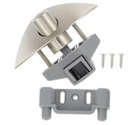 TOVINANNA Push Button Half Moon Handle Boat Cabinet Lock Rv Furniture Keyless Drawer Catch Lock for Motorhome Caravan Cupboard Door