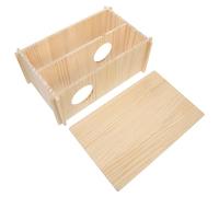TOVINANNA Rabbit Nest Hamster Sleep Nest Wooden Small Pet House Comfortable Sleeping and Playing Place 32x20x13cm Year Use for Hamsters and Small Pets