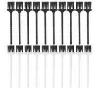 TOVINANNA Razor Grooming Brush 20pcs Fine Bristles Long Handle Multifunctional for Precision Small Items Household