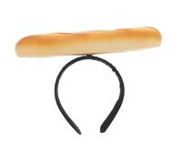 TOVINANNA Realistic Headband for Fun Parties and Holidays Creative Hair Accessory for Live Streaming and Cosplay Unique Bread Design for Stylish Photo Shoots