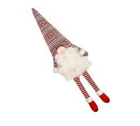 TOVINANNA Red Xmas Tree Topper Faceless Old Man Plush and Spring Christmas Tree Ornament for Decorating Living Rooms, Xmas Treetop Decor Christmas Party Supplies