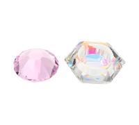 TOVINANNA Refillable Crystal Glass Dappen Dish Nail Liquid Bowl for Acrylic Nail Art Products with High Transparency Lotus Shape Suitable for Salon