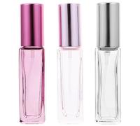 TOVINANNA Refillable Travel Perfume Bottles Glass 3pcs Spray Bottles 10ml Lightweight Empty Cologne Holder for Travel