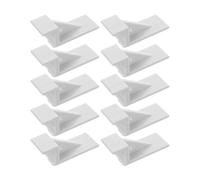 TOVINANNA Refrigerator Shelf Clips 10 Pack Sturdy Plastic Freezer Divider Clips for Efficient Kitchen Storage and Fridge Organisation