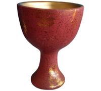 TOVINANNA Resin Holy Cup for Worship Altar Chalice Decorative Goblet Resin Sacrifice Cup Desktop Altar Decoration Goblet