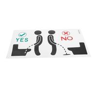 TOVINANNA Restroom Training Stickers Waterproof, Creative Urinal Target Decal for Toilet Wall in Public and Private Bathroom Settings