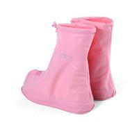 TOVINANNA Reusable Non-slip Pvc Rain Shoe Covers with Zippered Closure Sturdy Shoe Protector for Institutions and Hotels from Mud and Water