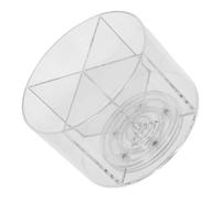 TOVINANNA Rotating Drink Packet Organizer Plastic Bin with Design for Kitchen Countertop Pantry Storage and Easy Access to Water Flavor Packets