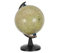 TOVINANNA Rotating Moon Globe 5 Inch Diameter with Stable Base and HD Waterproof Printed Lunar Map Plastic Model for Geography Teaching and Interactive Education Tool, for Classroom, Home