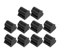 TOVINANNA Rubber Valve Stopper Pads Smooth Operation Easy Installation 10 Pcs Black Rotary Valve Protector Absorber for French Horn and Tuba for Brass Instruments