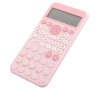 TOVINANNA Scientific Function Calculator, Scientific Calculator, Pink Ps Large Screen 12-digit Display with Button Battery for College Students, Exams, Physics, Chemistry and Accounting